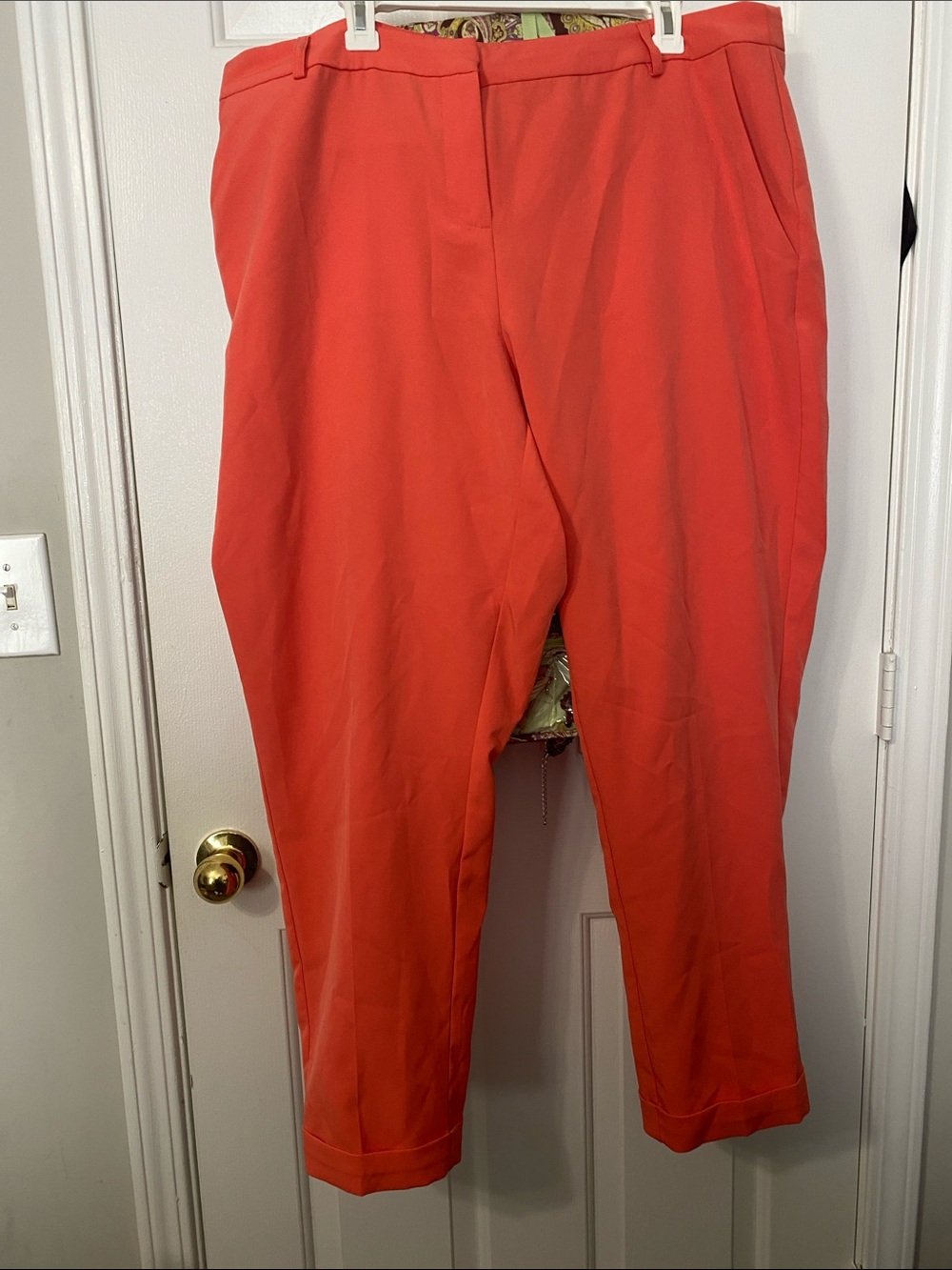 Ashley Stewart Coral Dress Pants